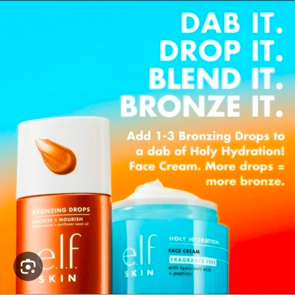 3 x Elf Skin Bronzing Drops In Copper Gold 1fl Oz BNIB - Picture 8 of 8